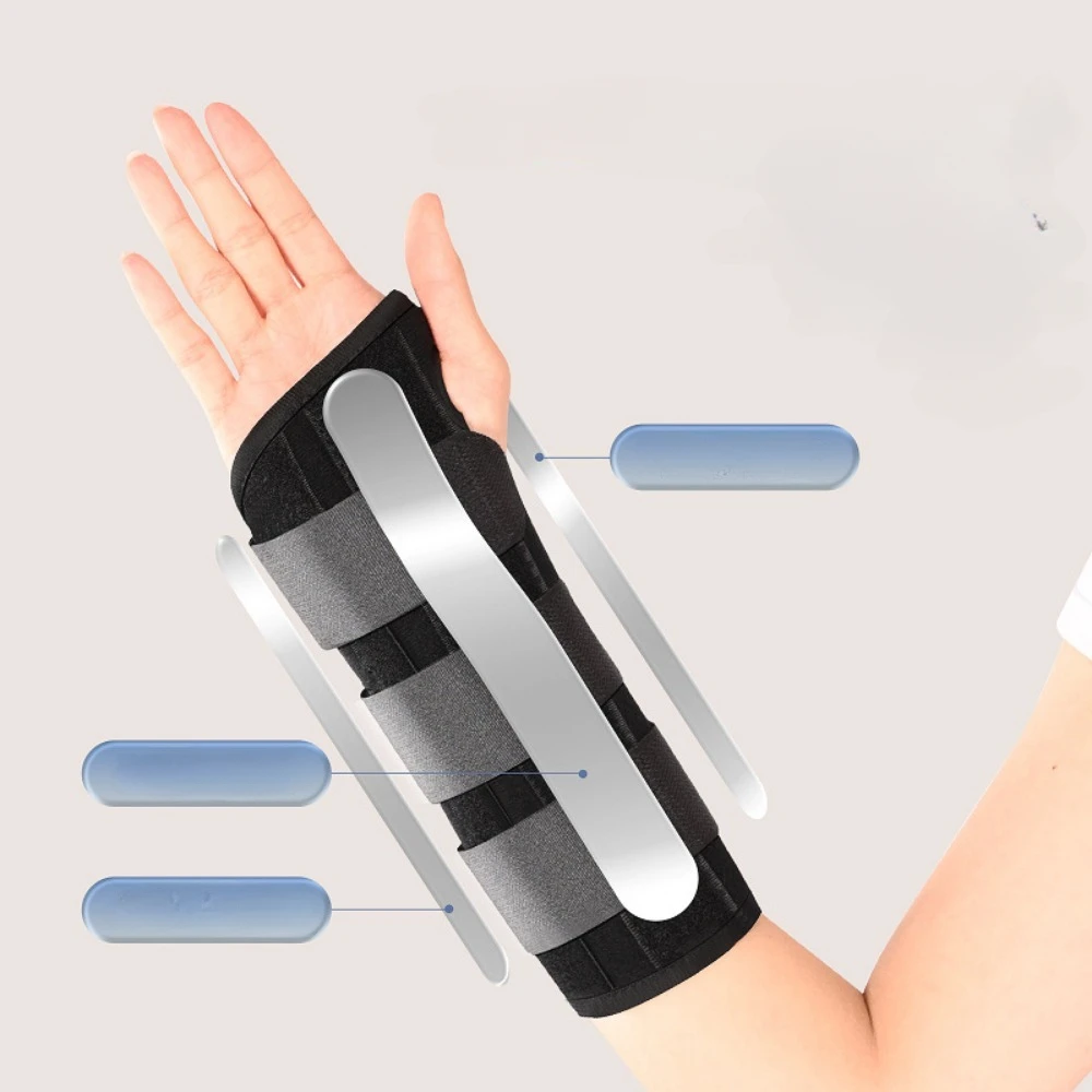 

Portable Wrist Bandage Finger Splint Sprain Arthritis Relief Pain Wrist Support Belt Splint Breathable Orthopedic Hand Brace New