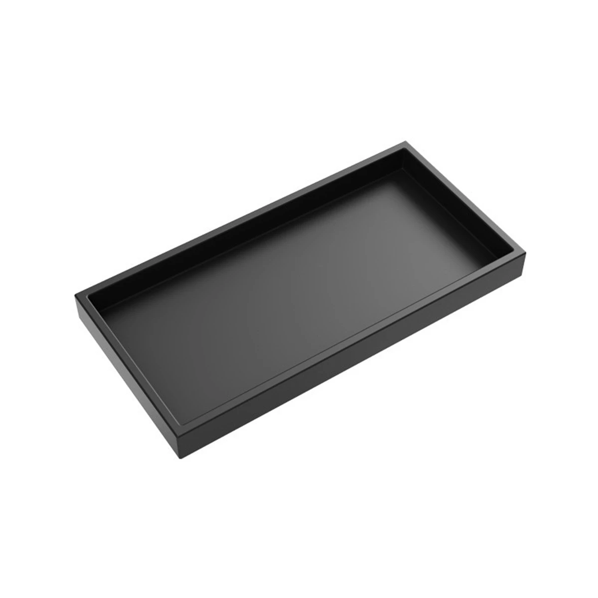 Bathroom Storage Tray Silicone Bathroom Vanity Tray Shatterproof Rectangle Soap Dispenser Storage