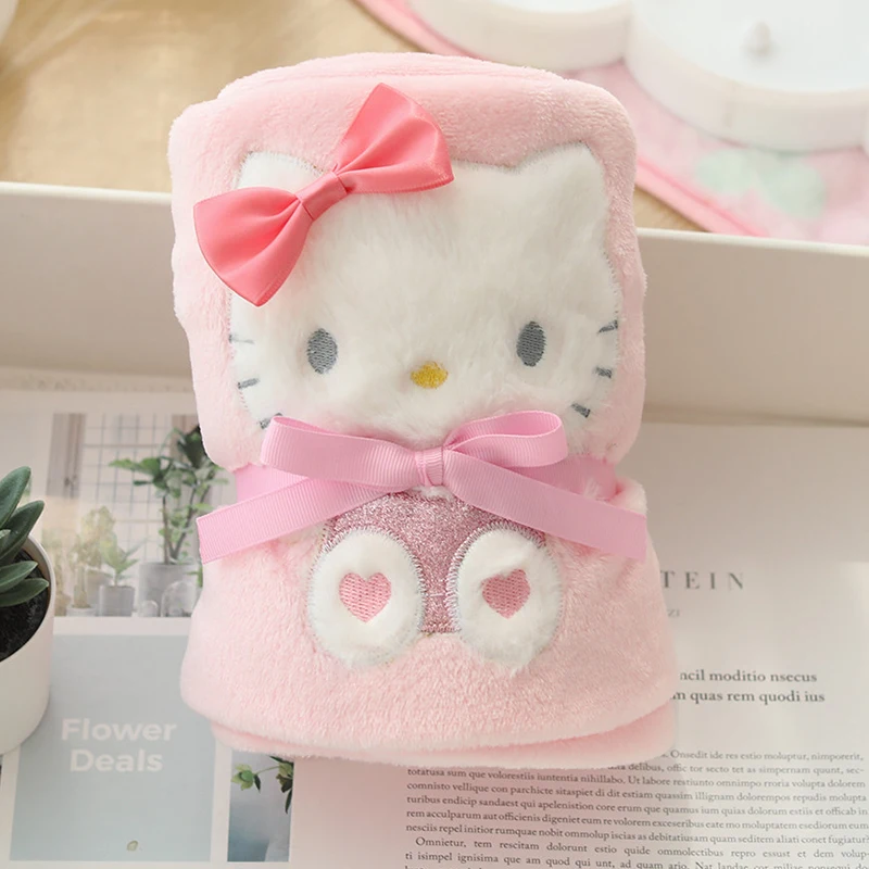 Coperta Kawaii Hello Kitty | Flanella Morbida | 100x150 Cm | Rosa | Per Adulti E Bambini - Design Carino