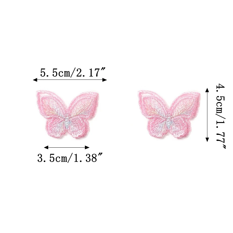 10-Piece Set of Artificial Butterfly Flowers for Elegant Home and Event Decor