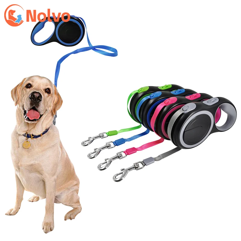 

3m 5m 8m 50kg Dog Leash Retractable Roulette Collar for Small Big Dog Accessories Adjustable Durable Walking Hiking Bulldog Rope