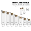 10Pcs 5-20ml Mini Clear Glass Bottles with Cork Stopper Spice Message Vials Wish Bottles DIY Drifting Empty Tiny Jars Decoration 6