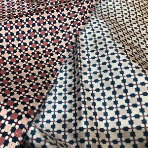 Brand fashion show factory custom production printed DIY clothing stretch satin polyester fabric cloth for dress