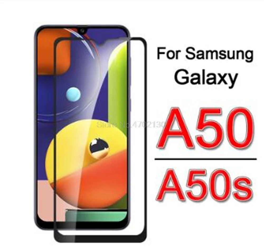 Full Cover Protective Glass For Samsung a50 a 50 s 50s 50A s50