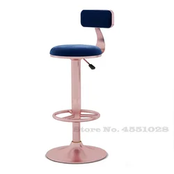 Nordic Rotating Lifting Bar Stools Multifunctional Furniture Hydraulic Lifting Bar Chair Nordic Modern Home Kitchen High Stools
