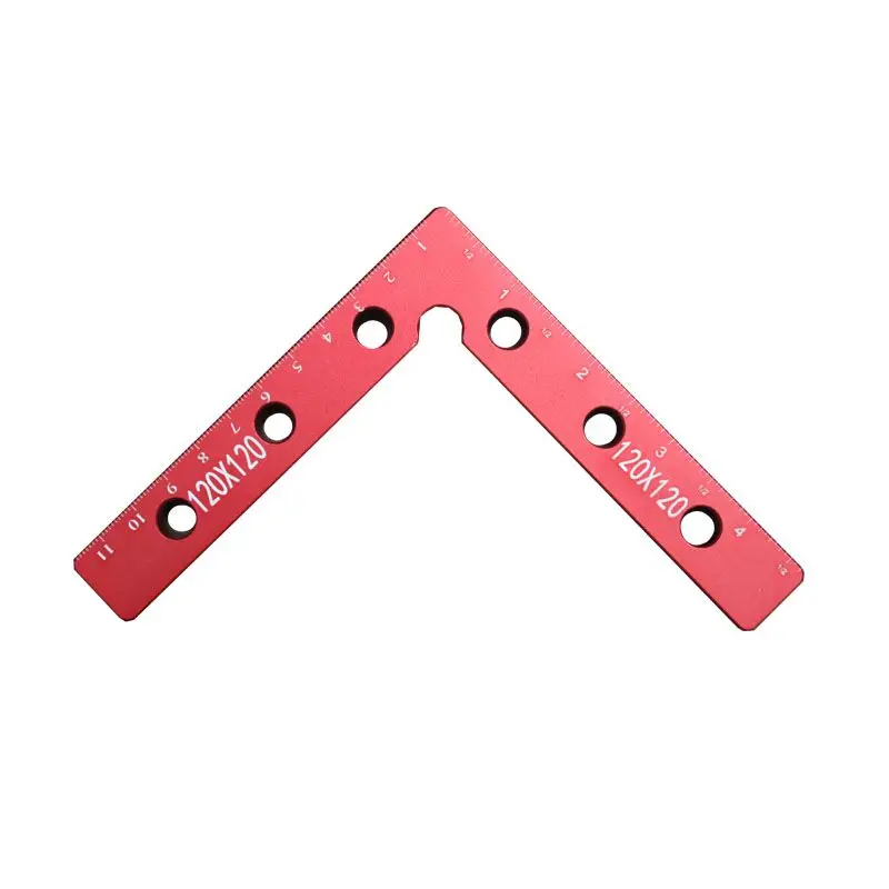 90 Degree Positioning Square Right Angle Clamp(5.5 +4.7) Aluminum Alloy  Woodworking Carpenter Tool,4 Pcs Right Angle Clamps With 4 Clamps,For