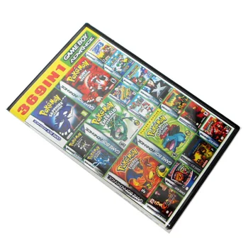 GBA 게임 보이 어드밴스 게임 카트리지, GBA 영어 카세트 포장 포함, 369in1
