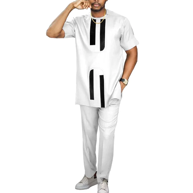 Deji Short Sleeve Dashiki Outfit