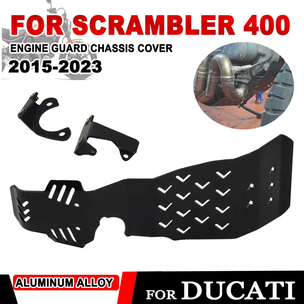 

For Ducati Scrambler 400 2015 - 2023 2019 2020 2021 2022 Motorcycle Accessories Engine Guard Chassis Cover Skid Plate Protector