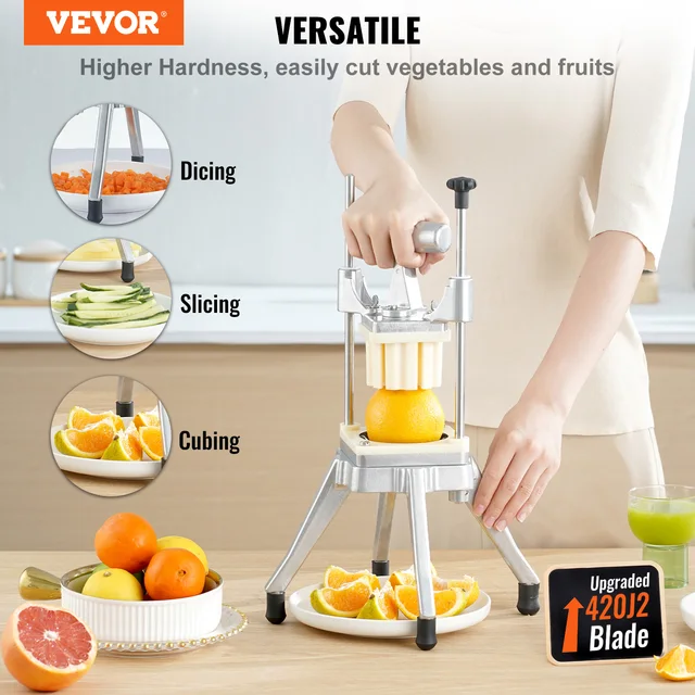 VEVOR Commercial Vegetable Fruit Dicer Cutter Potato Slicer 2
