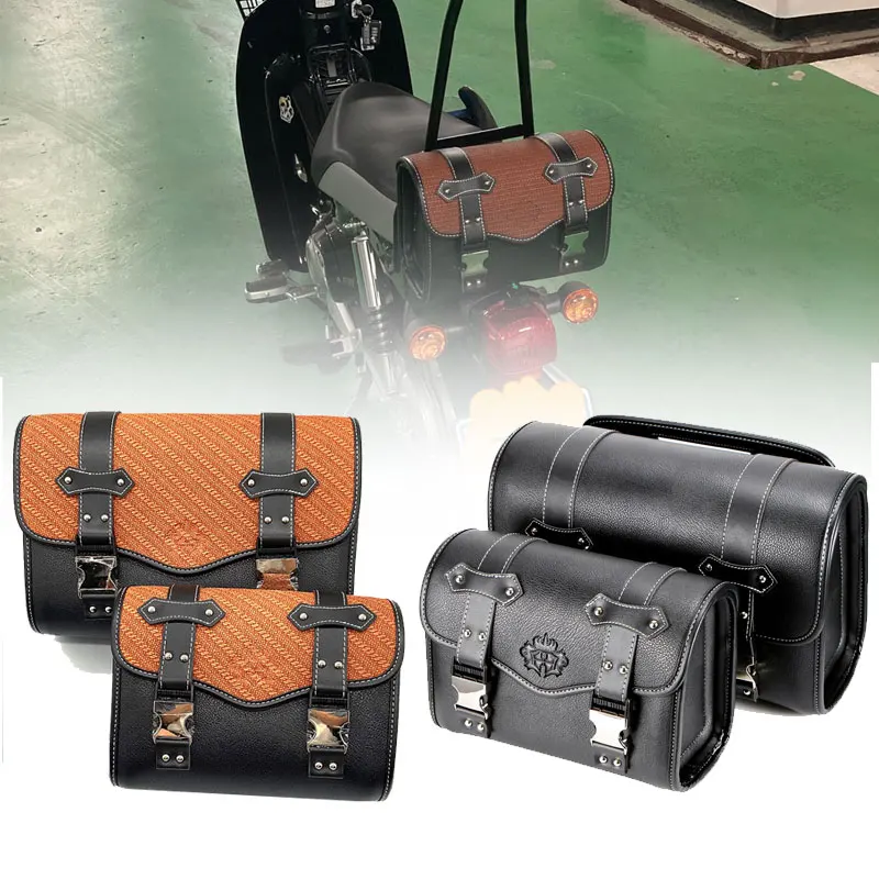 Sac De Selle Moto Pour CMX500 - Sacoche Côté Bagage Selle Rangement Outils Imperméable (Lot De 2)