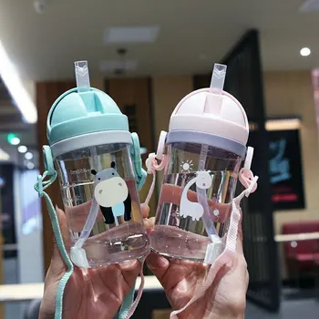 350ml Kids Straw Cup Bottle 1