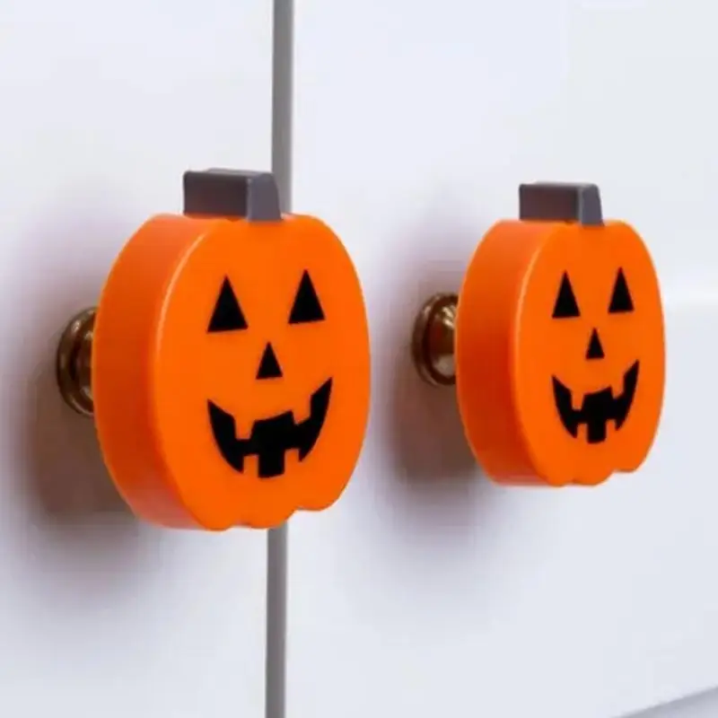 10 Pack Dresser Hand Cover Pumpkin Door Knobs Reusable Knobs For Dresser Drawers Door Drawer Pulls Halloween Decorations
