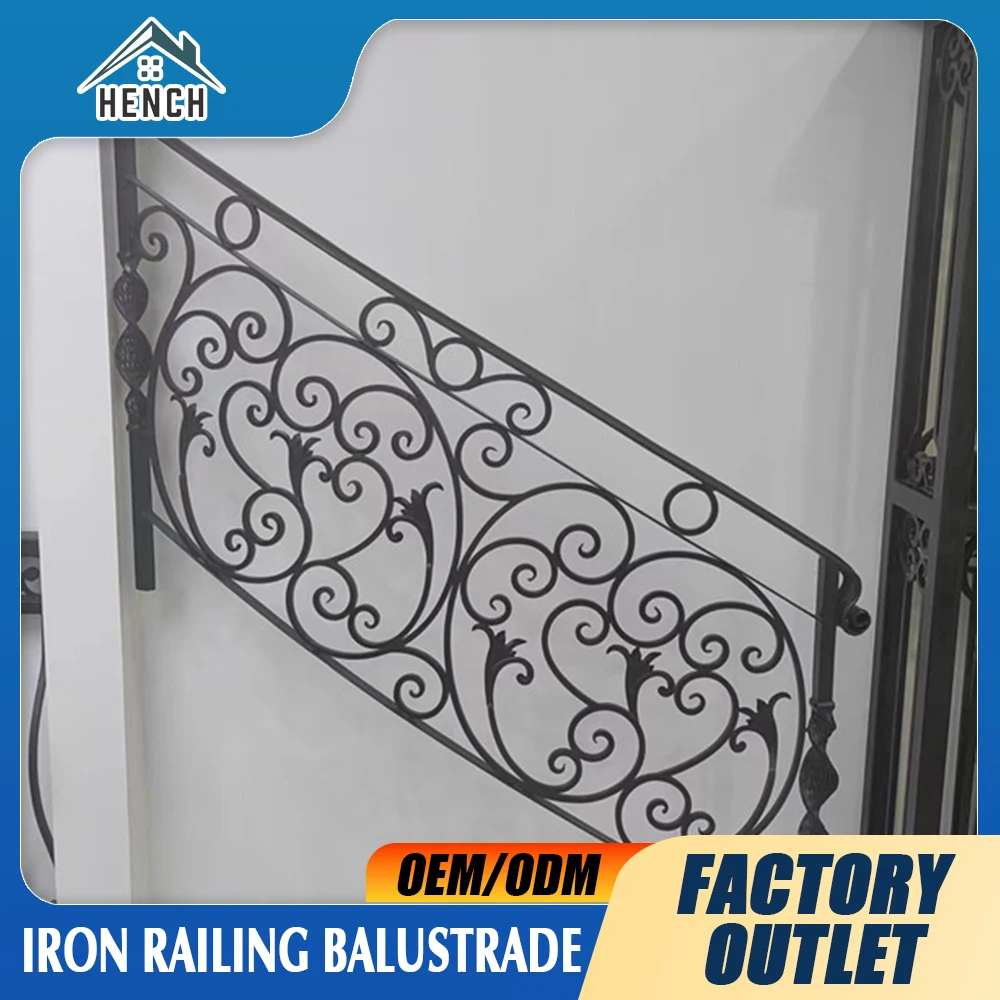 hench hot sale wrought iron railing balustrade balcony railing designs