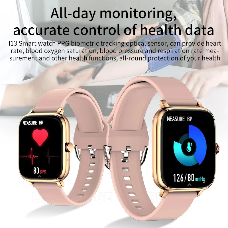  Smart Watches for Women Men, Blood Pressure Monitor Watch,  Fitness Tracker Watch with Sleep Tracker Step Calorie Counter 1.69''  Digital Bluetooth Health Exercise Watches for Women, Gift for Her Women 