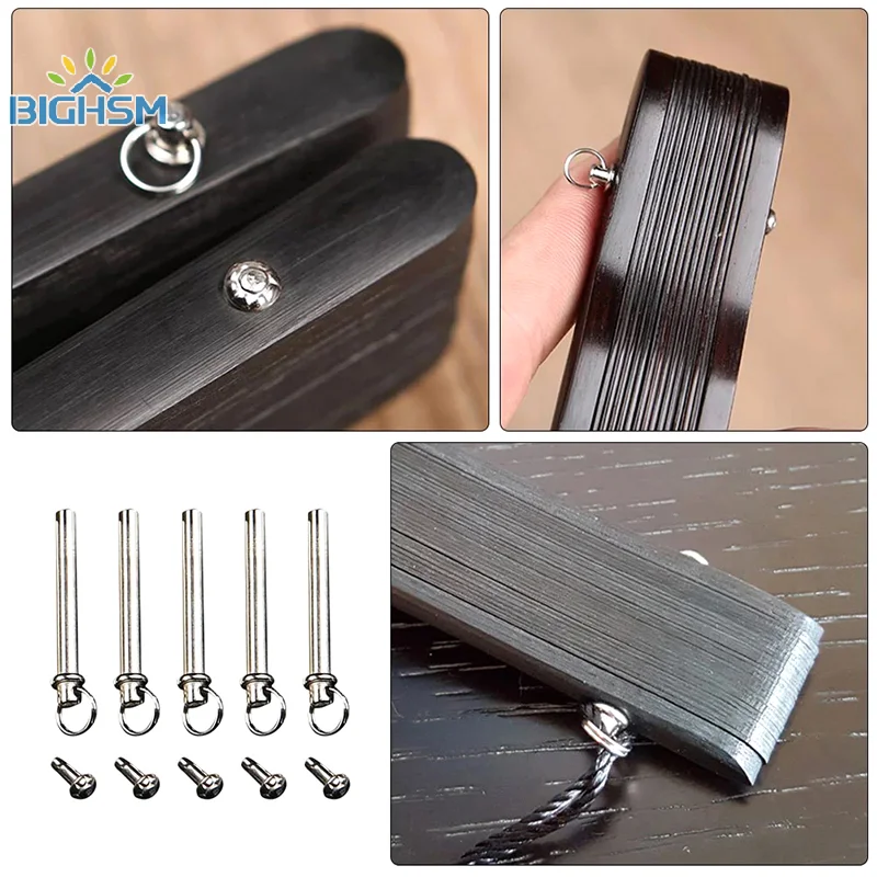 5 Sets Fan Accessories Hand Repairing Kit Pendant Light Metal Rivets For Folding Accessory Shaft Stainless Steel Nut folding fan,hand fan