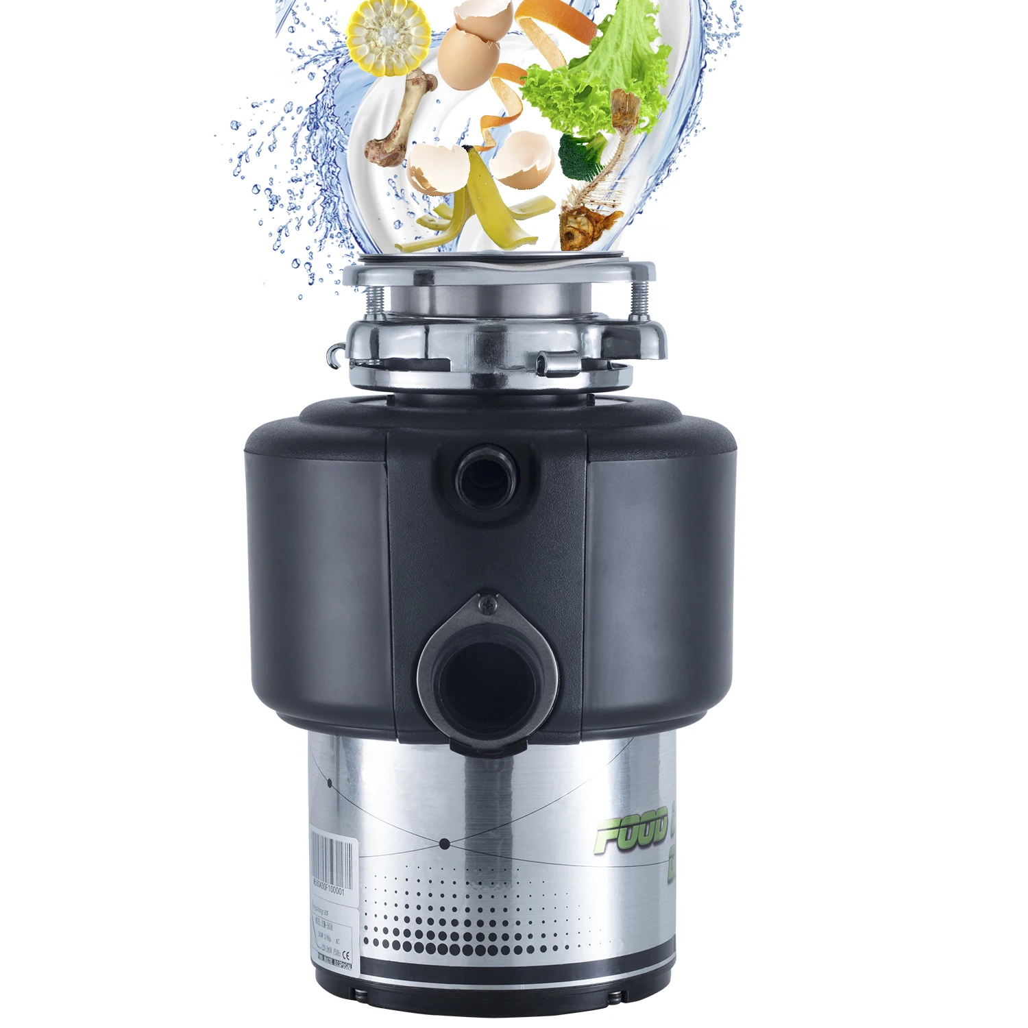 Machine Powerful Disposer Food Waste Part For Garage Food Waste Disposal Machine Commercial