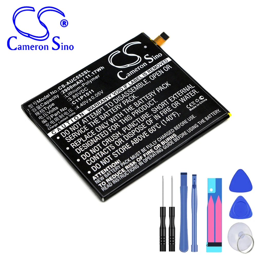 Mobile, Smartphone 2900Mah / 11.17Wh Batteria Per Asus Muslimex C11P1511 Zenfone 3 Zenfone 3 Deluxe Dual Sim Global