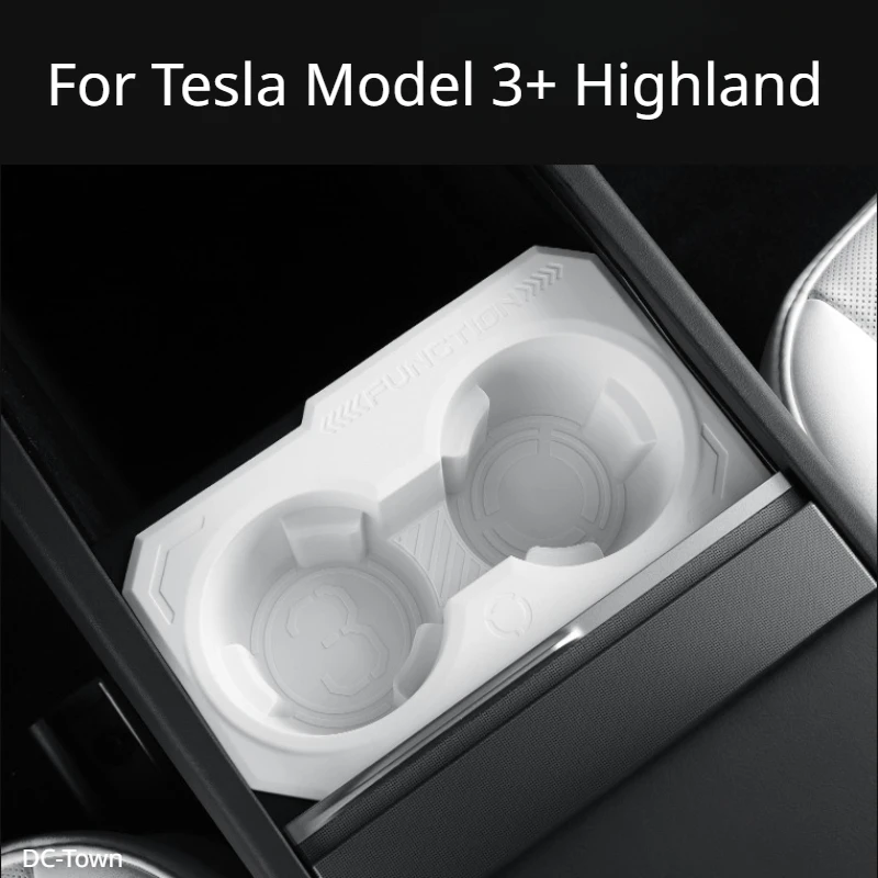 

Front Row Cup Holder for Tesla Model 3 Highland 2024 Central Control Water Cup Holder New Model3+ Storage Tank Water Cup Limiter