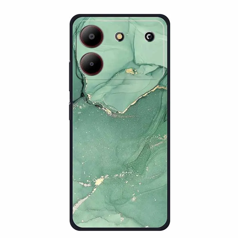 Marble TPU Soft Silicone Back Cover - Colorful Phone Case