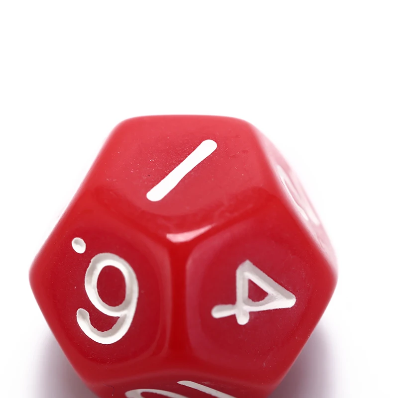 1pc acrylic 12 sided die multiple sided dice for funny party club playing game