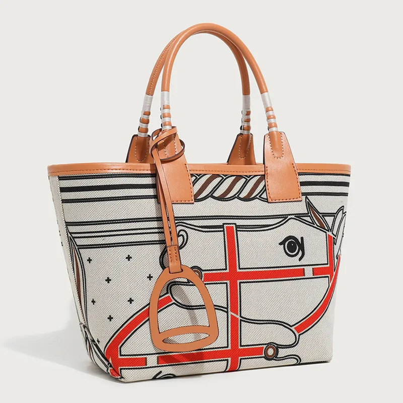 New Fashion Women's Tote Bag Trend Brand Versatile Shoulder Bag High Quality Temperament Crossbody Bag Designer Luxury Handbag 5