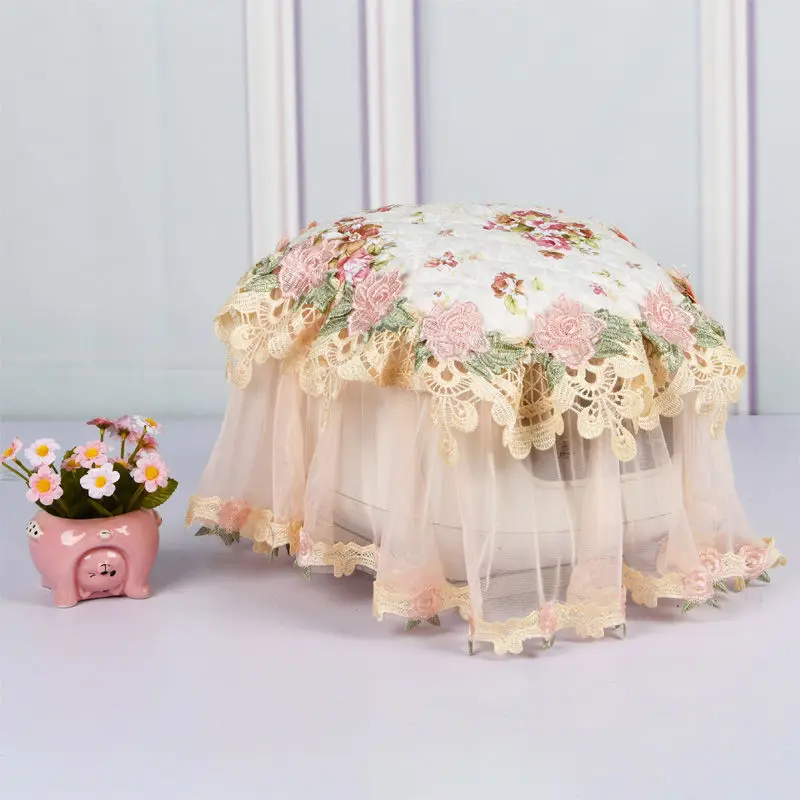 Floral Lace Dust-proof Covers Oil-proof Kitchen All-purpose Rice Cooker Water Dispenser Antifouling Protector Pastoral Cover