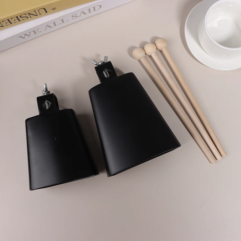 Cowbell High Quality 4/5/6Inch Jazz Drum Cowbell Metal Steel Cattlebell Cow Bell Drums Percussion Instruments Accessories