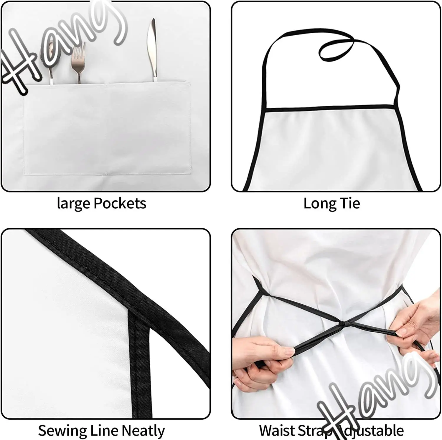 Pet Grooming For Dogs And Cats Aprons Kitchen Chef Waterproof Adjustable Funny Apron For Bbq With Pockets For Men Women
