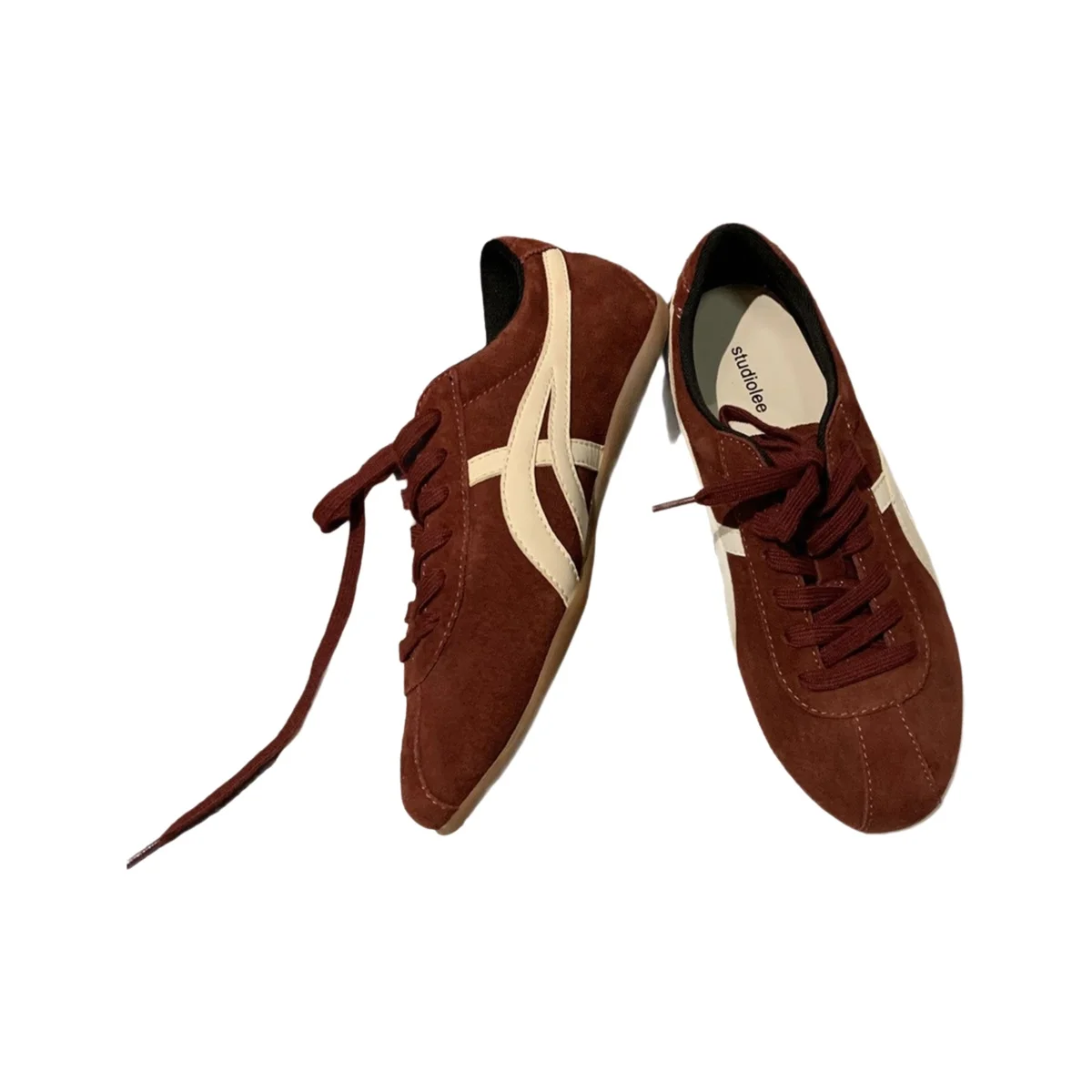 Women's Leopard Print Casual Oxford Shoes - Low Heel, Round Toe, Lightweight & Comfortable