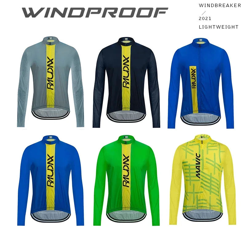Autumn Cycling Jackets Unisex Bicycle Windproof Cycling Clothing Bike Maillot Sports Long-sleeved Light And Thin Jersey