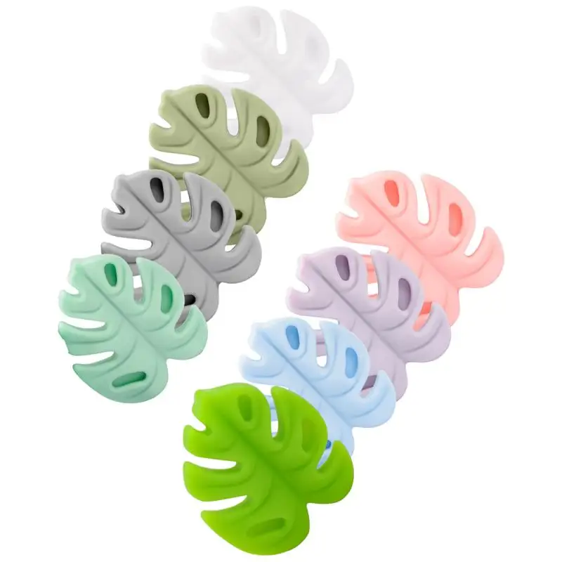 Description Picture 6 of itemKnitting Needle Stoppers Monstera Knitting Silicone Stoppers Knitting Needle Point Protectors Turtle Backed Bamboo Silicone