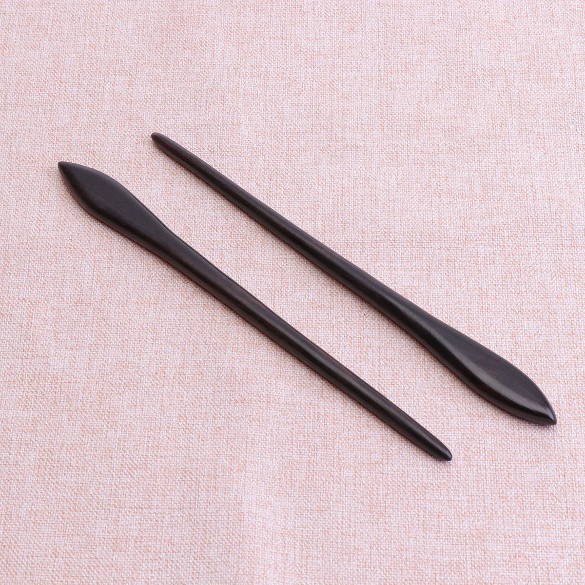 

2 Wooden Hair Sticks Chinese Hair Chopsticks Chinese Hair Accessories Ebony Hairpin Hairpins Chinese Traditional Hair Chopsticks