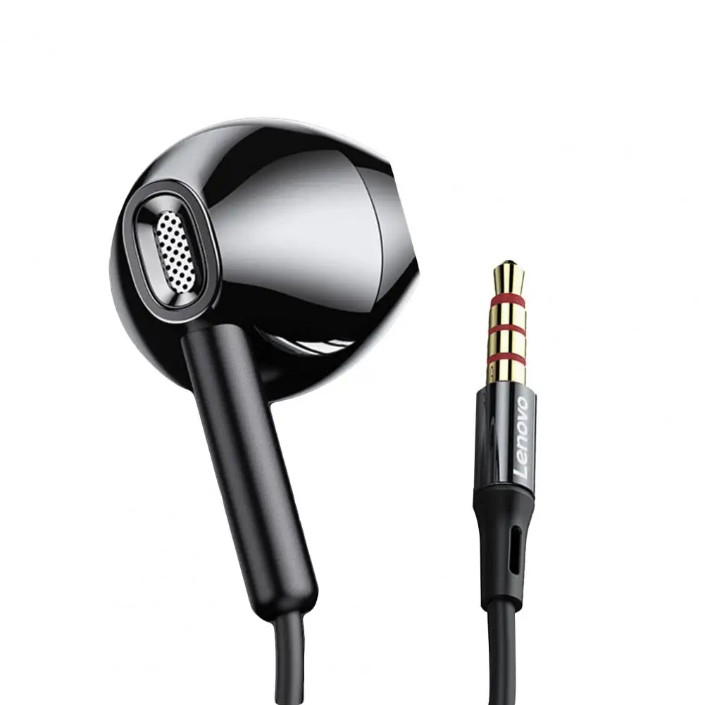 For Lenovo Xf06 Wired Earbuds Lightweight Heavy Bass 3.5mm Wire Control