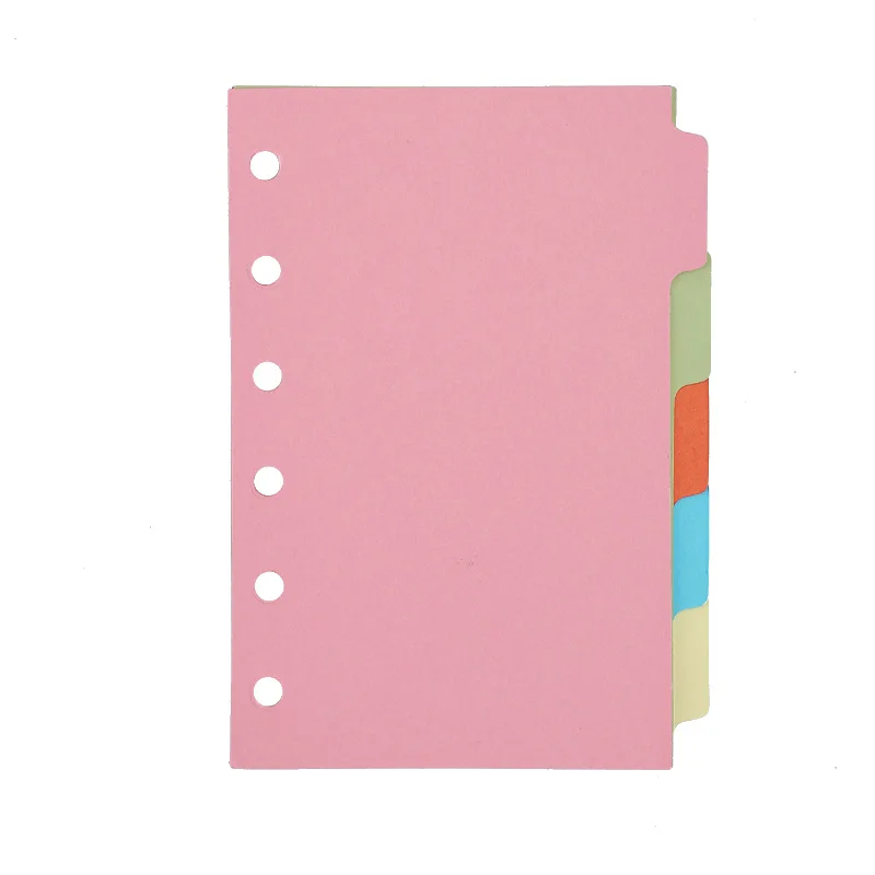 A7 6Holes Loose Leaf Notebook Refill Spiral Binder Inner Page Weekly Monthly To Do Line Dot Grid Inside Paper Stationery