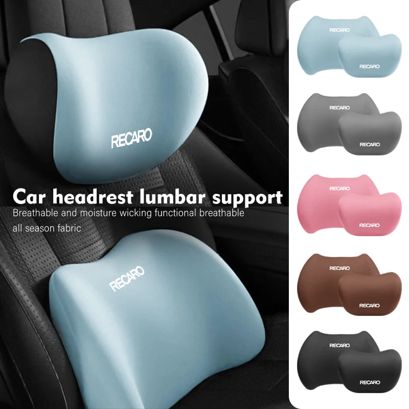 Poggiatesta Per Auto Cuscino Di Supporto Lombare Accessori In Memory Foam Per Recaro Nan