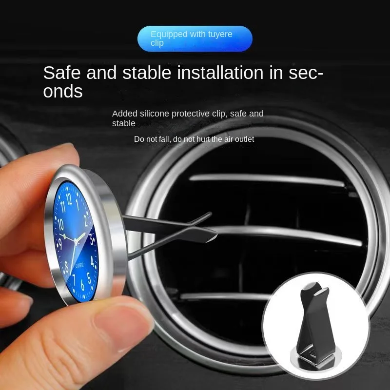 Mini Watch Car Quartz Clock Mini Electronic Clock Waterproof Bicycle Motorcycle Watch Auto Ornament Car Accessories Gifts car clock