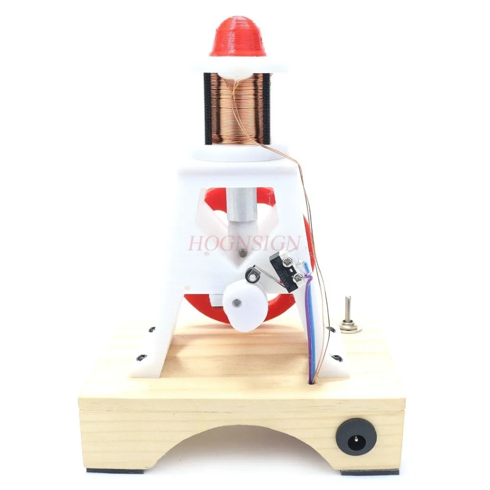 전기 및 자기 운동의 원리, DIY 전자기 단일 실린더 엔진 모델 물리학 교육 실험,
