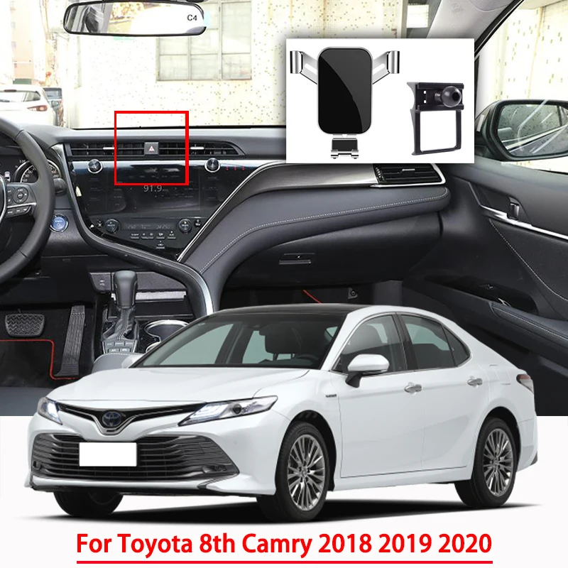 

Автомобильные аксессуары, держатель для TOYOTA 8th CAMRY 2018 2019 2020, гравитационная навигация, специальный кронштейн, поддержка GPS