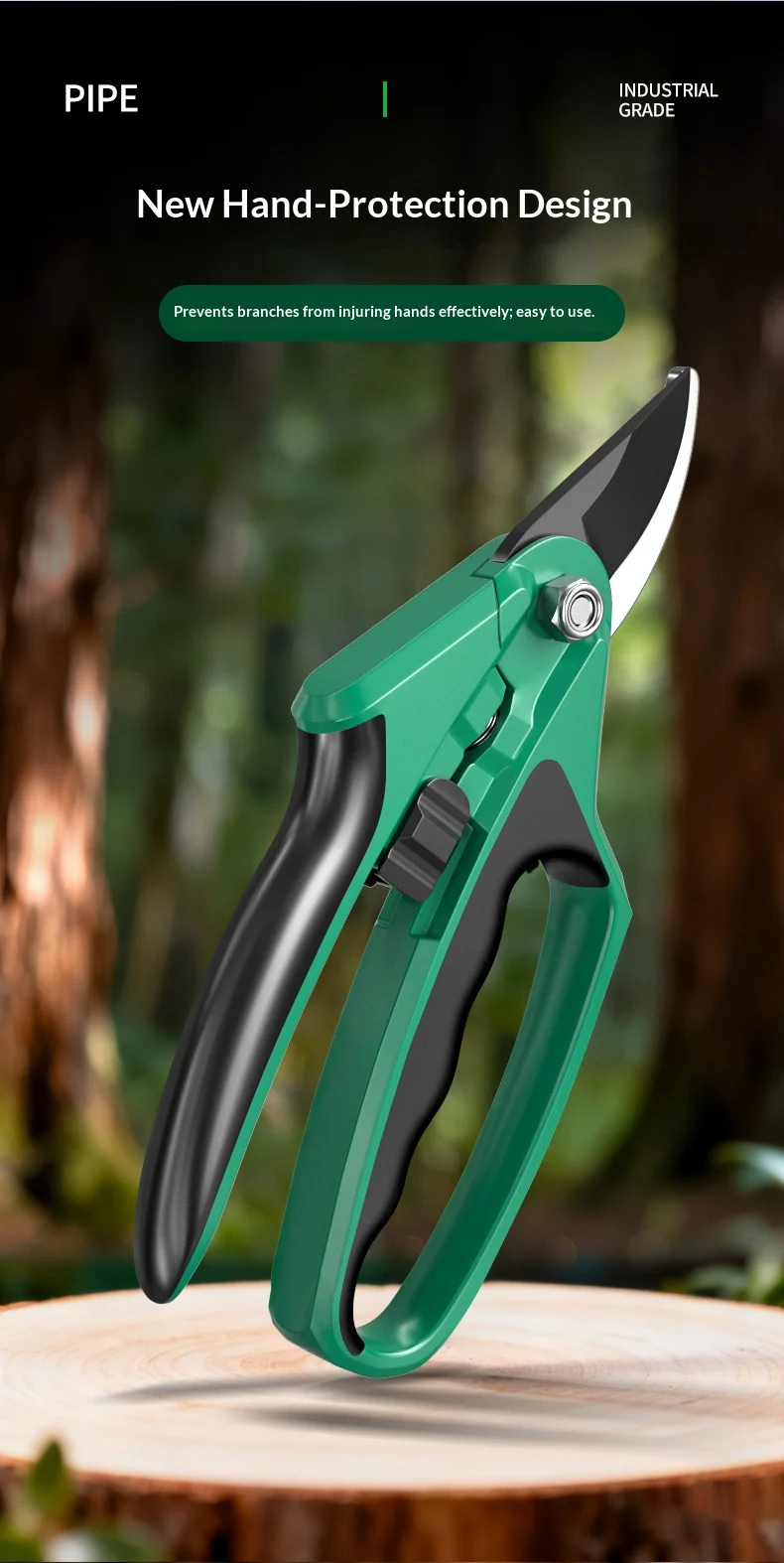 Gartenschere für Äste und Gemüsebeete, Bitga Gartenschere, Gartenwerkzeug zum Schneiden und Trimmen, Gartenschere für den Garten – Detail 3