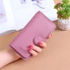 Women Long Wallet PU Leather Card Holder Large Capacity Hasp Zipper Coin Purse Multi Card Organizer Ladies Simple Clutch Handbag 4
