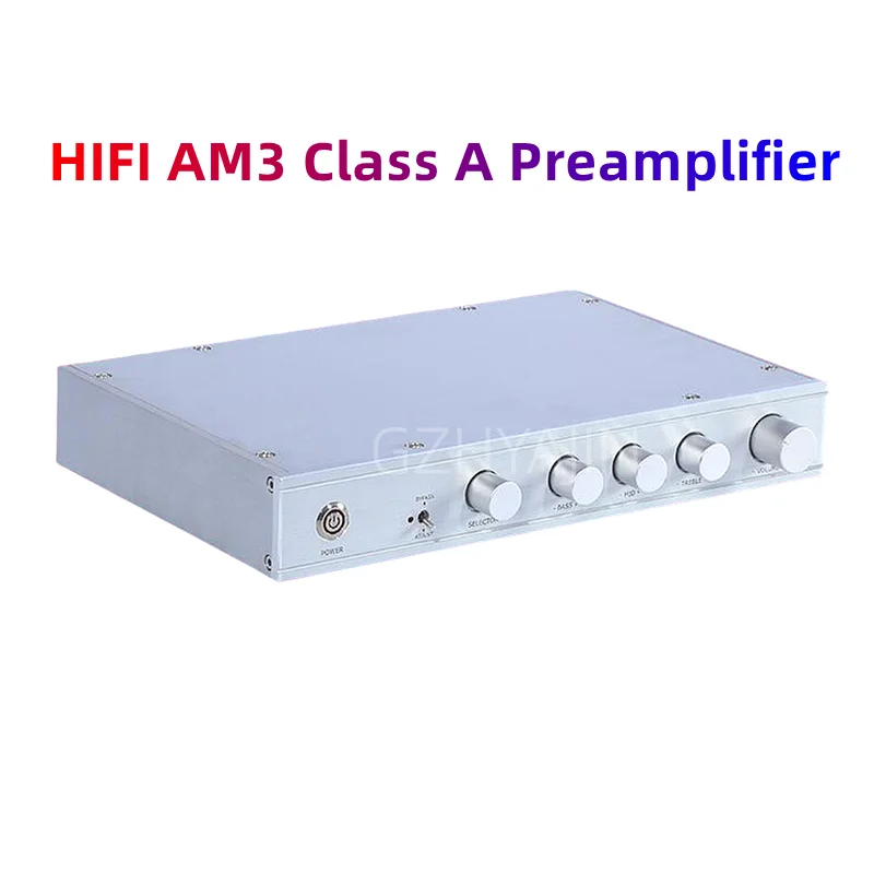 

Предусилитель HIFI AM3 класса A, 4 входа, 1 выход, регулировка высоких басов, домашний предусилитель звука
