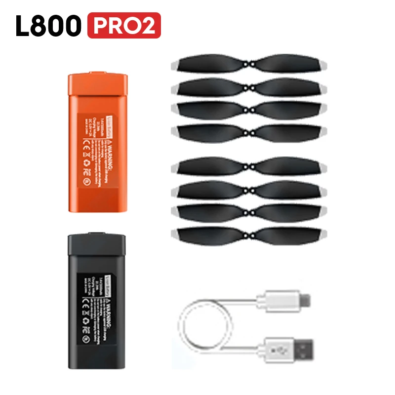

L800 Pro2 Дрон оригинальная запасная часть 7,4 в 3000 мАч аккумулятор USB зарядное устройство кабель пропеллер лопасть крыло L800PRO2 комплект аксессуаров