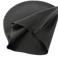 Silicone Extra Large Swimming Cap for Long Hair Braid Waterproof Women Men Ladies African Over Size Huge 2