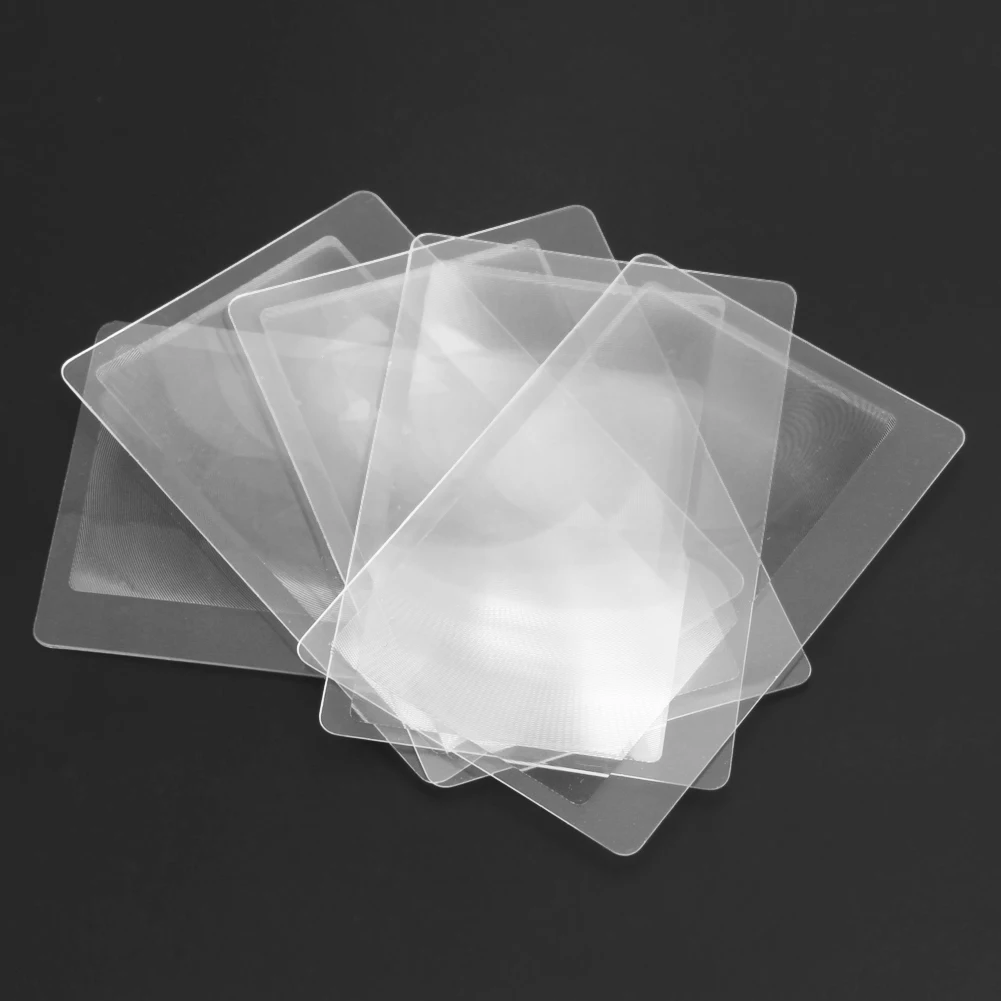 Magnifying Glass 3X Full Page Loupe Fresnel lens 1-50pcs