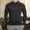 Men's Running Football Jersey High Collar Sportswear Fitness Trainer Training Tshirts Tops Gym Workout Compression Sweatshirt Ma 4