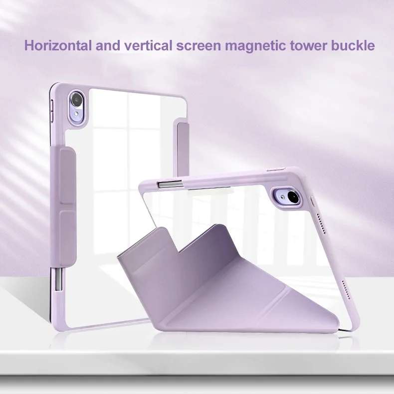 Per Oneplus Pad Go 11.4 Supporto In Acrilico Trasparente Smart Cover Per Oneplus Pad Custodia Da 11.61 Pollici 2023 Con Portamatite