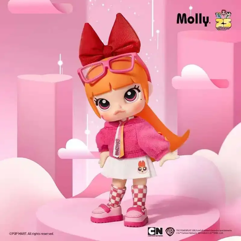 New Molly X Powerpuff Girls Blind Box Toys Movable Joint Bjd