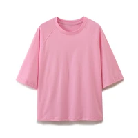 DUOPERI Women Fashion 2 Pieces Sets Solid Loose T-Shirt and High Elastic Waist Trousers Female Chic Lady Casual Pant Coordinates - Image 2