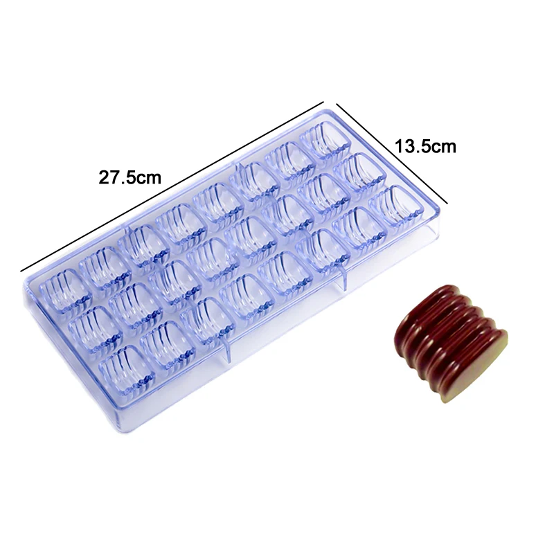 Chocolate Mold 3D Polycarbonate Transparent Plastic Kitchen Baking Tools for DIY Pastry... - SKU CMHB1738 - UGI Packaging